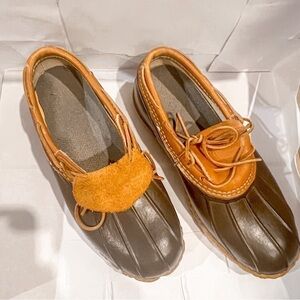 LL Bean Mens Rubber Moc Size 8 Wide
